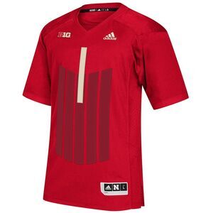 Adidas Mens Nebraska Cornhuskers Special Edition Memorial Stadium Jersey, red, S
